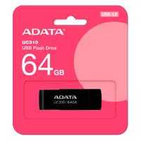 MEMORIA ADATA 64GB USB 3.2 UC310 NEGRO MEMORIA ADATA 64GB USB 3.2 UC310 NEGRO